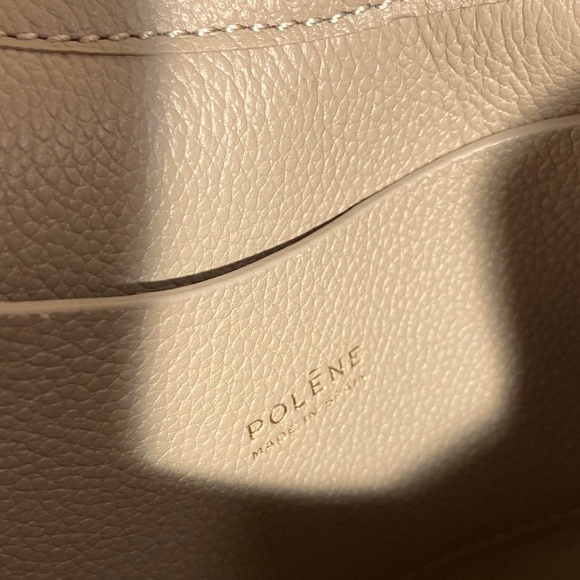 Elegant Taupe Leather Shoulder Bag - Picture 11 of 11